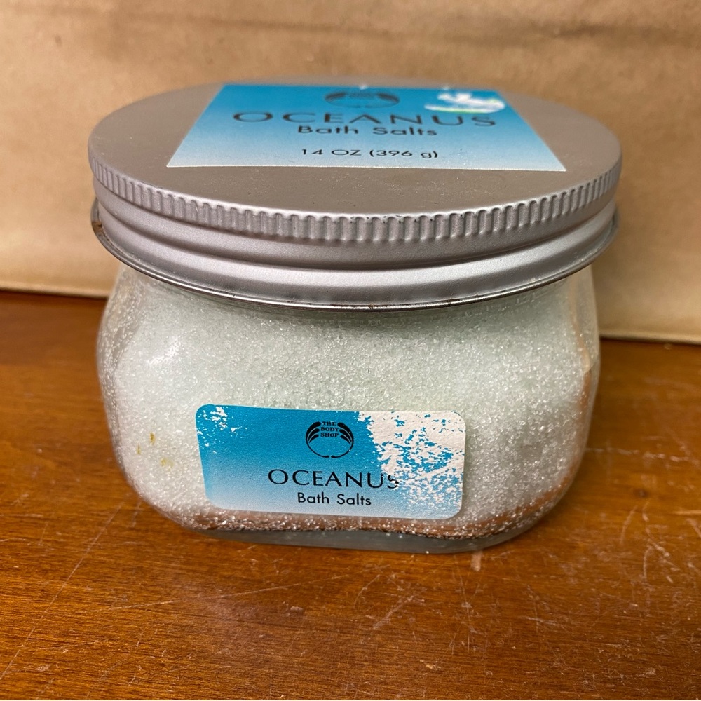RARE VTG y2k The Body Shop Oceanus Bath Salts 14 oz NEW SEALED Discontinued